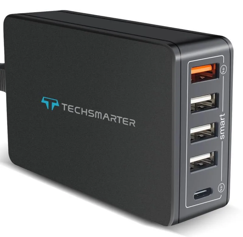 Techsmarter Techsmarter 5-Port 63W USB-C PD Desktop Charging Station — product photo