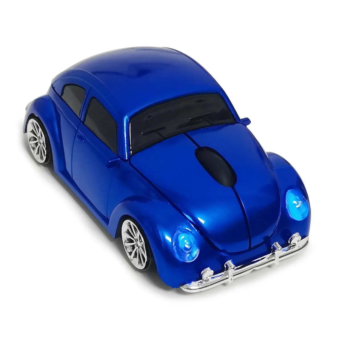  WUQIDA Wireless Car Mouse 2.4 GHz 1600 DPI Blue — product photo