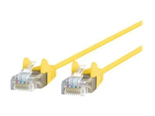 Belkin Belkin CE001B15-YLW-S network ethernet cable 15 ft Cat 6 28 AWG yellow — product photo