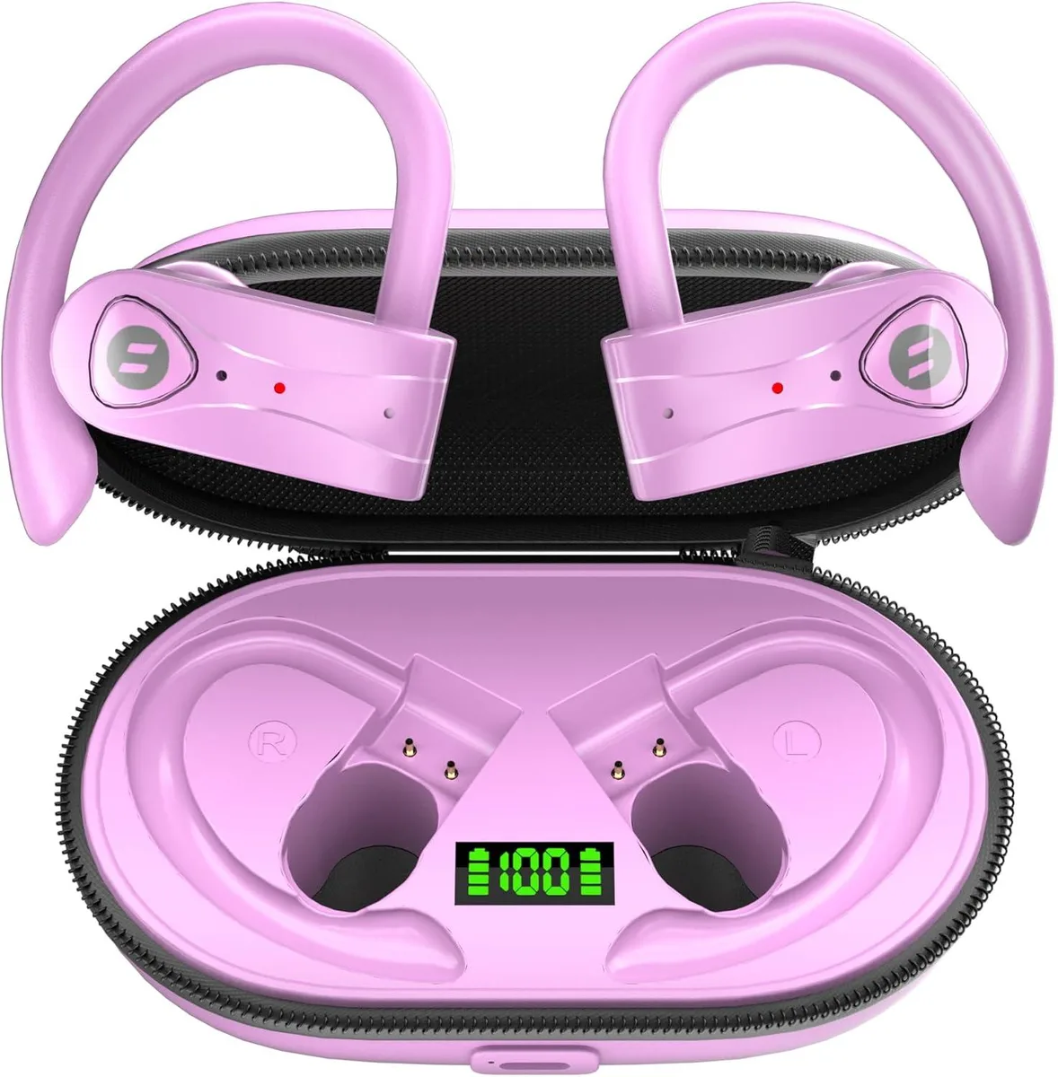 TUKO TUKO Bluetooth Headphones 4 Mics 60H Playtime Earhooks — product photo