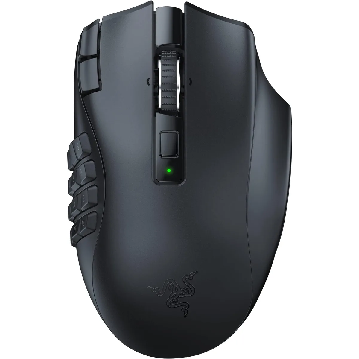  Razer Naga V2 HyperSpeed Wireless MMO Gaming Mouse 19 Buttons 30000 DPI Black — product photo