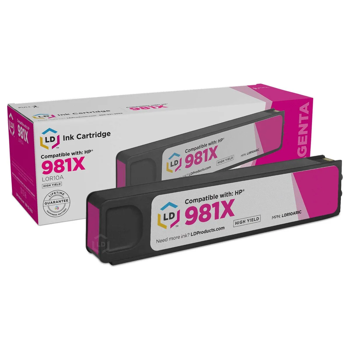 LD Products LD Products 981X L0R10A High Yield Magenta Ink Cartridge 10000 Pages — product photo