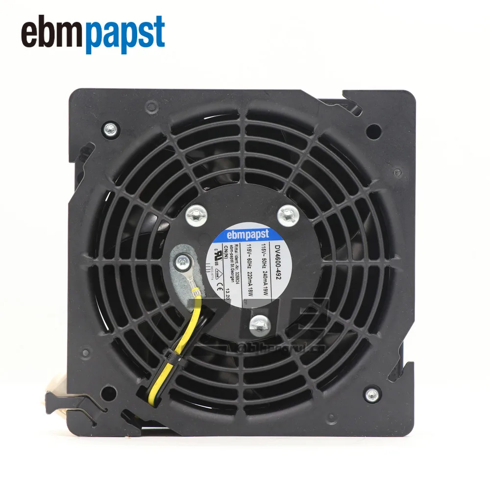 Ebm-Papst Ebm-Papst DV4600-492 115V 19W 120x120x38mm case fan — product photo