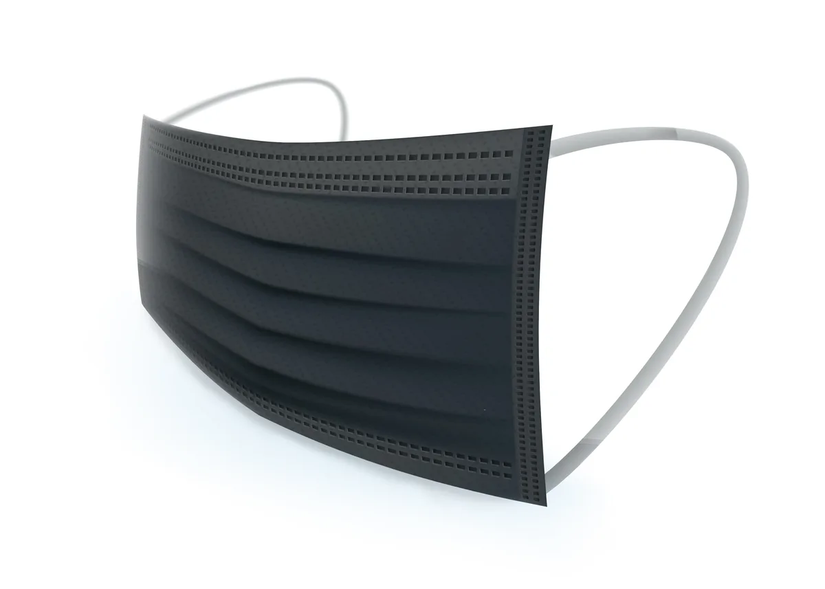 Others Others HS-700 3-Ply Face Mask 50 Individually Wrapped Black Home Health Care — product photo