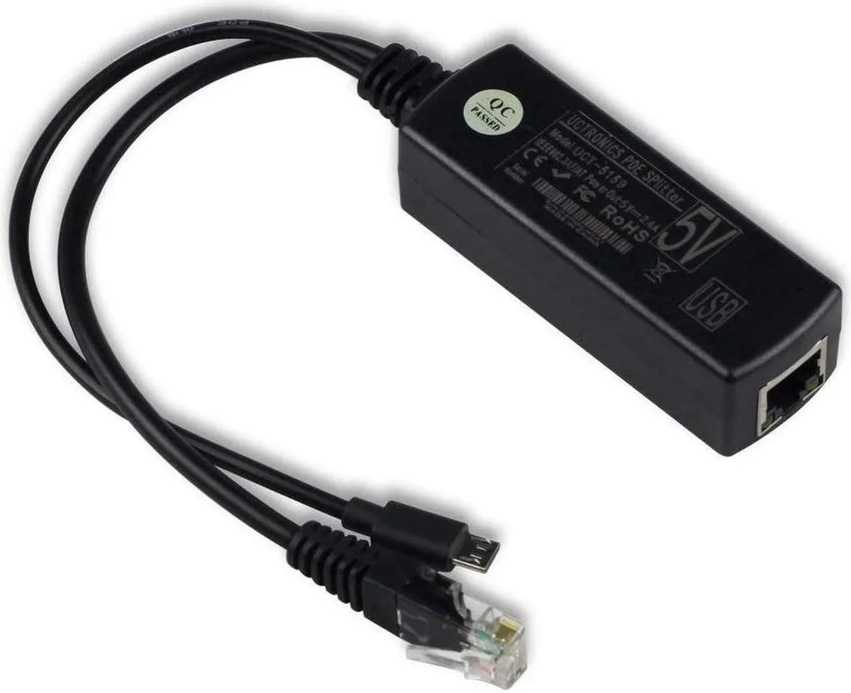 Vszerda Vszerda IEEE 802.3af Micro USB PoE Splitter 48V to 5V 2.4A — product photo