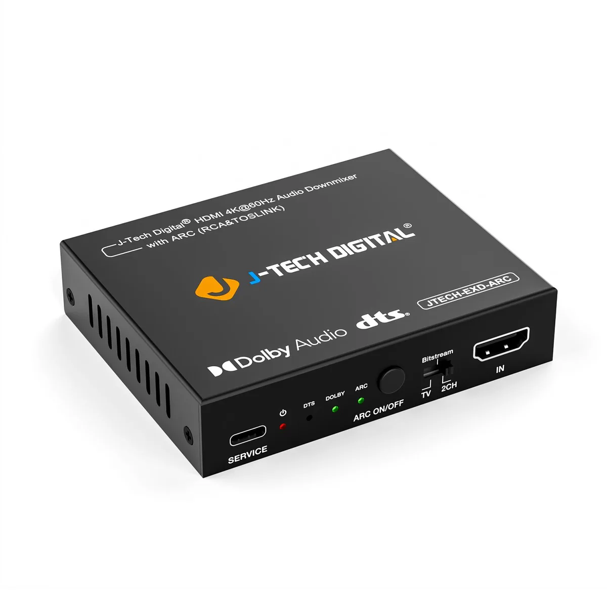 J-Tech Digital Inc. J-Tech Digital JTECH-EXD-ARC HDMI Audio Extractor 4K 60Hz ARC — product photo