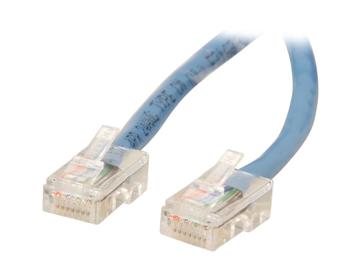 Belkin Belkin A3L791-20-BLU network ethernet cable CAT5e RJ45 male 20 ft blue — product photo