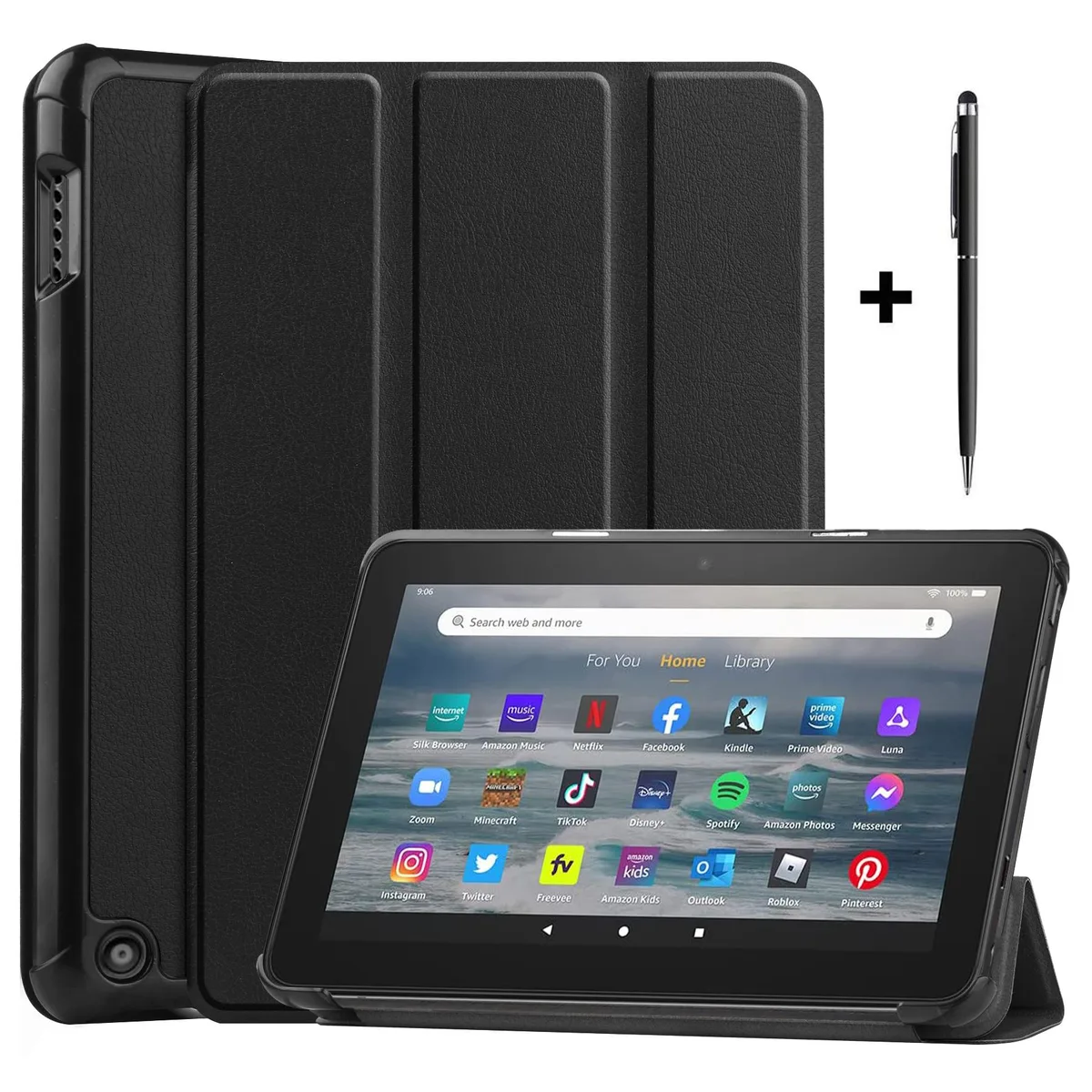 Werleo Werleo Cover Case for Fire 7 12th Gen 2022 with Stylus — product photo