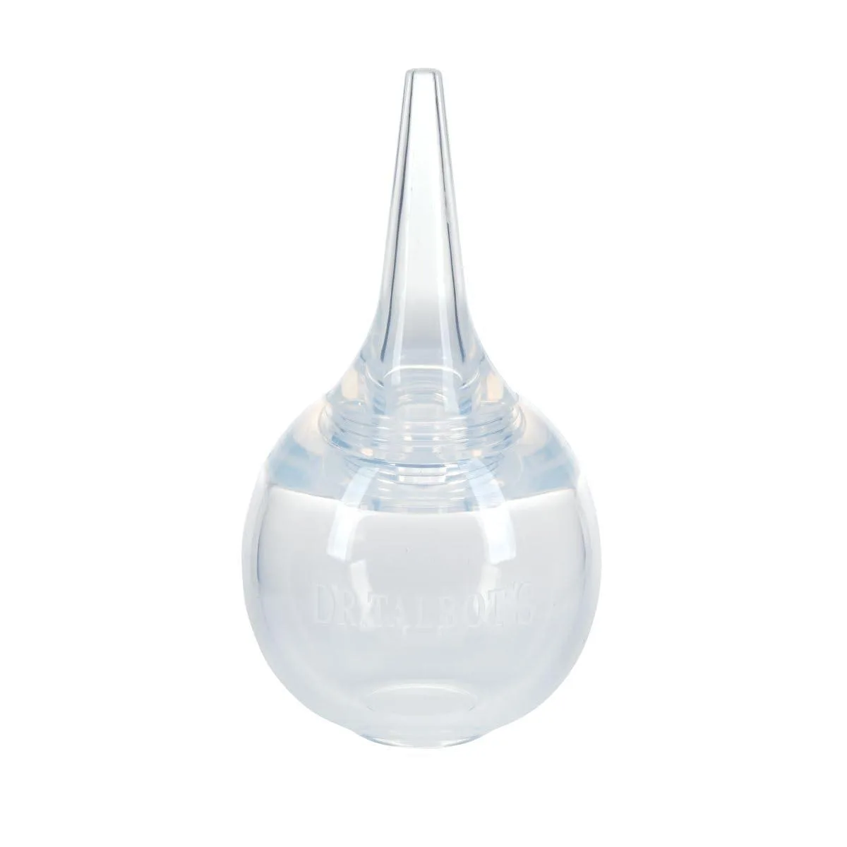 Clear silicone nasal aspirator bulb with matching storage case