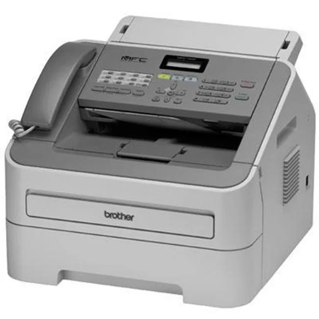 Brother MFC-7240 monochrome laser multifunction printer in light grey and black