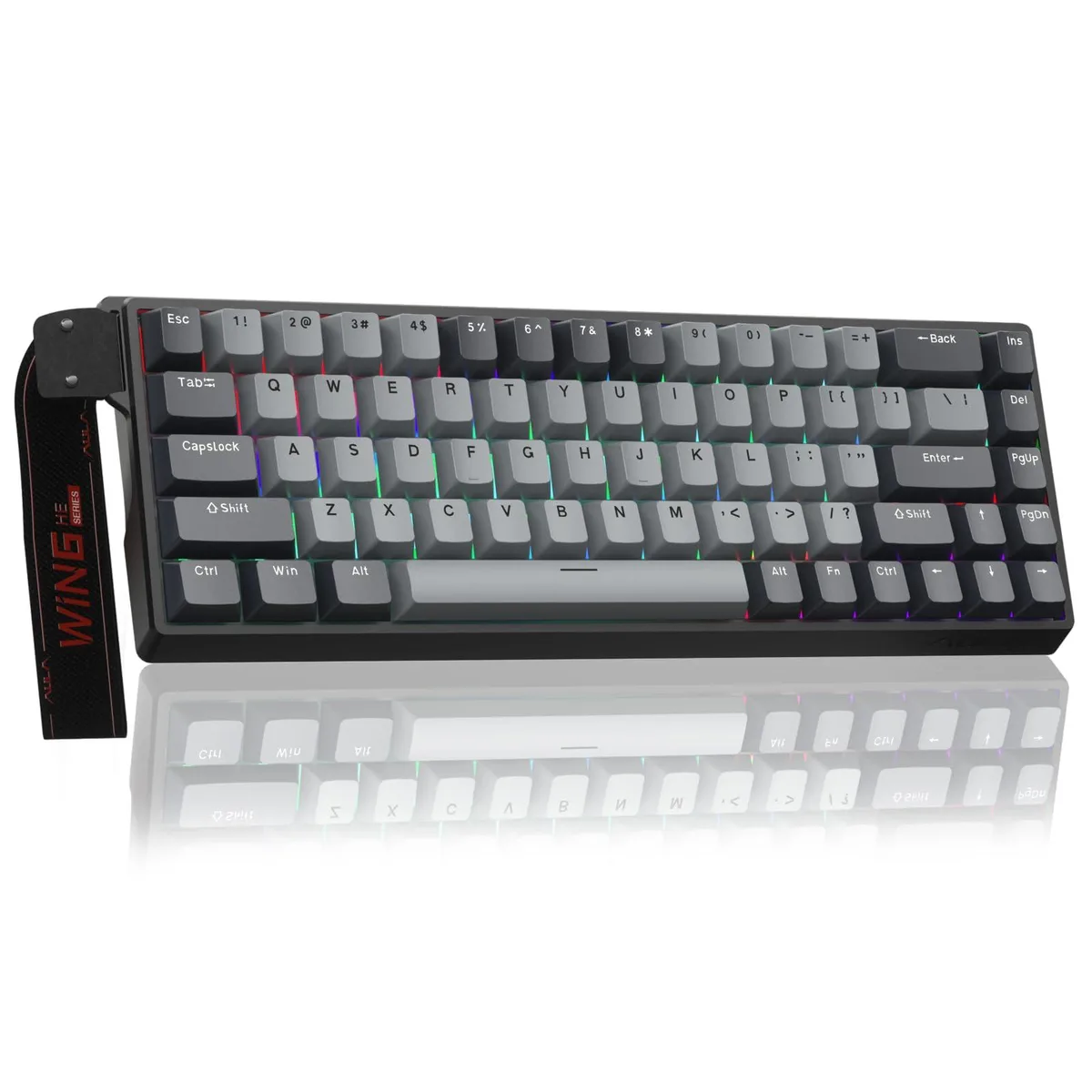 Vszerda Vszerda WIN68 HE Pro Hall Effect Gaming Keyboard 68 Keys 8000Hz Grey — product photo