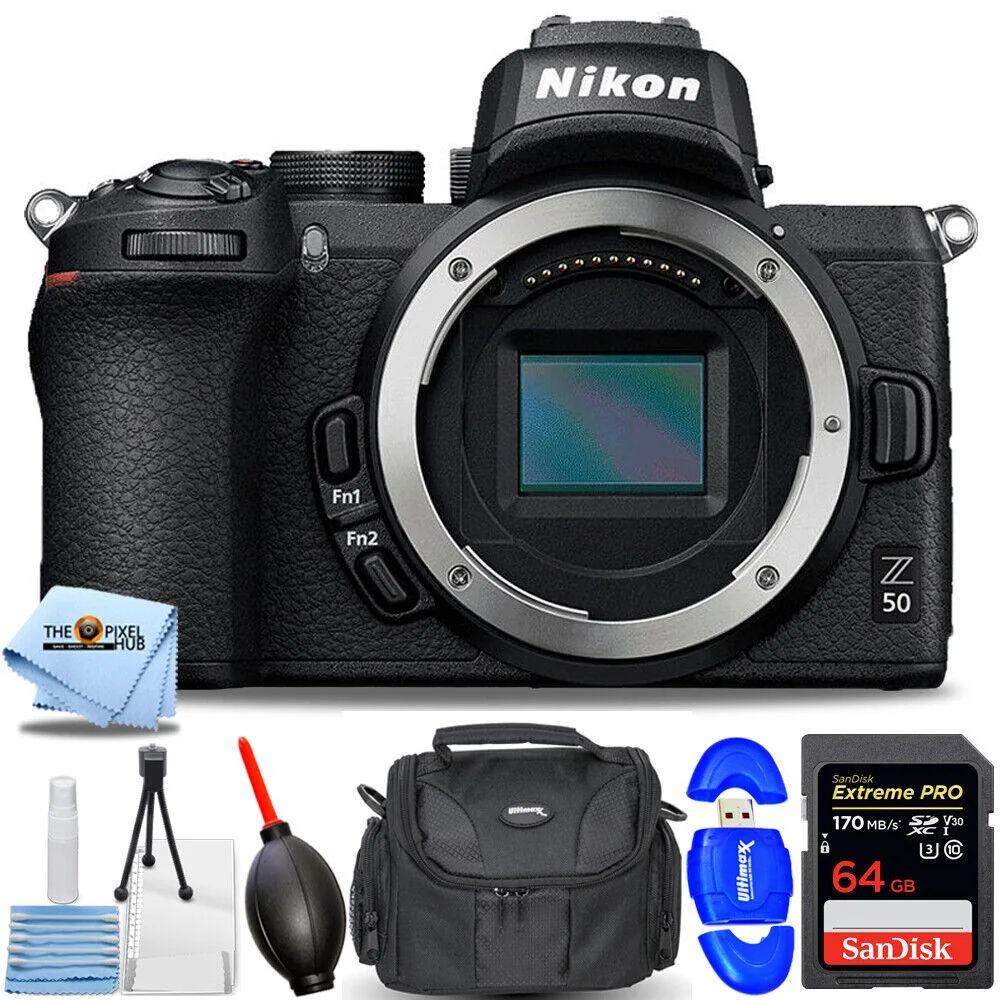 Nikon Global Nikon Global Z 50 Mirrorless Camera 1634 64GB Bundle — product photo