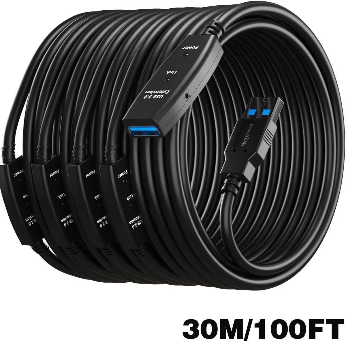 SMUGDESK SMUGDESK USB 3.0 Active Extension Cable Type A Male to A Female 32ft — product photo