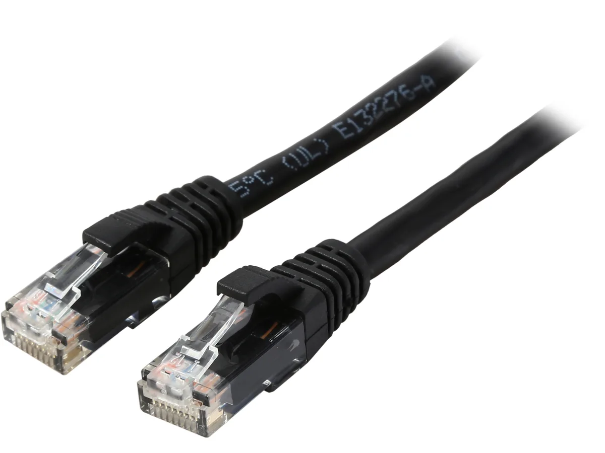 Cables To Go Cables To Go 03982 network ethernet cable Cat6 snagless unshielded black 4 ft — product photo