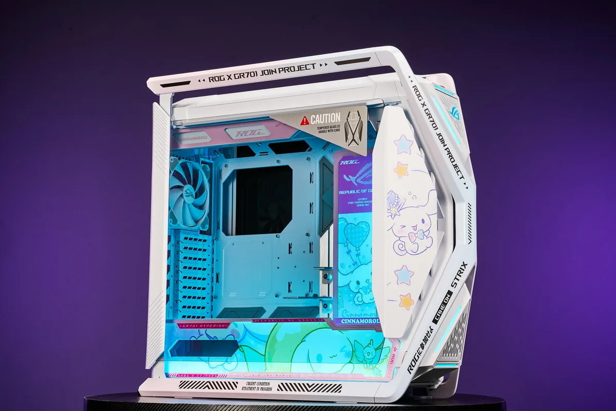 Corn Electronics Corn Electronics GR701 E-ATX PC case 420 mm radiator Cinnamoroll White — product photo