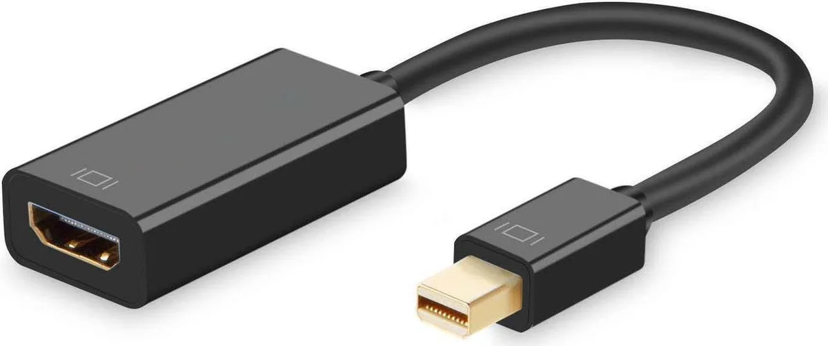 Aomoproing Aomoproing Mini DisplayPort to HDMI Adapter 0.5ft Black — product photo