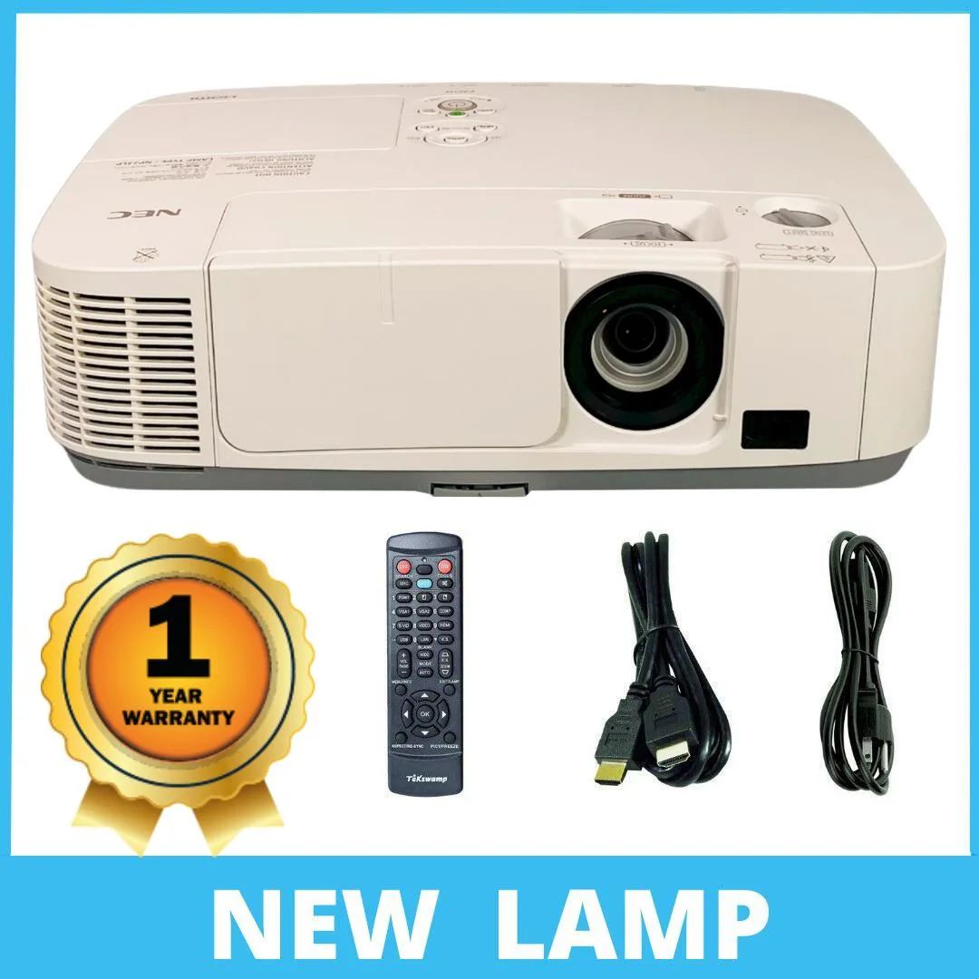 NEC NEC P401W 3LCD business projector 4000 ANSI lumens 1280 x 800 — product photo
