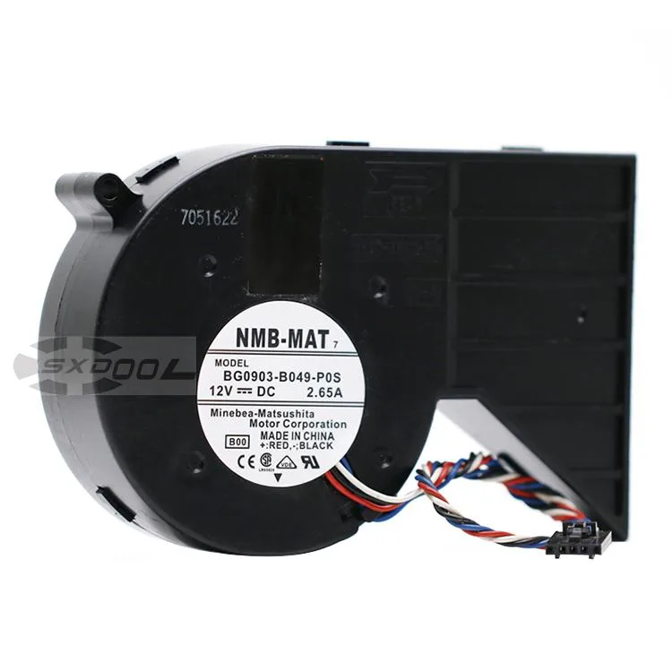SXDOOL SXDOOL BG0903-B049-P0S 90×180mm 12V 2.65A 4-wire case fan — product photo