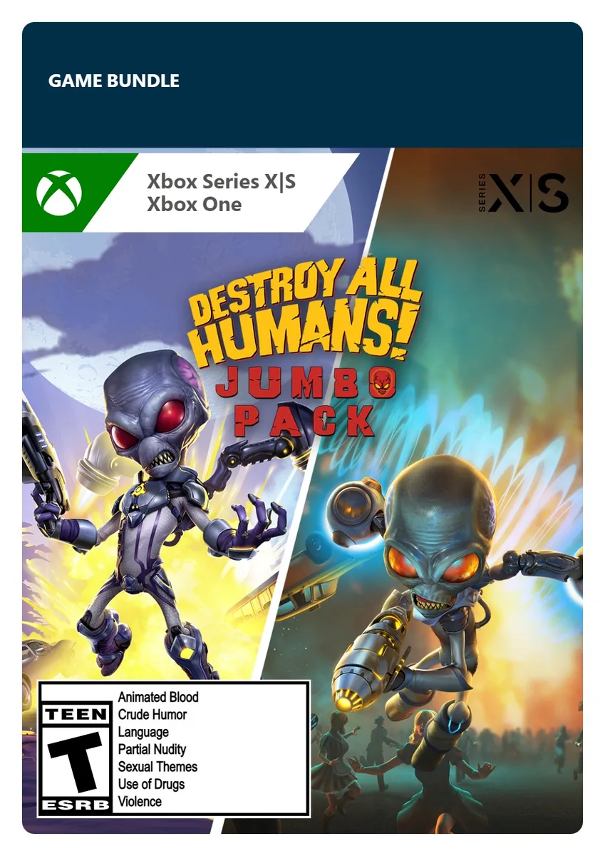 THQ THQ G3Q-01412 Destroy All Humans! 2 Reprobed Jumbo Pack downloadable game — product photo