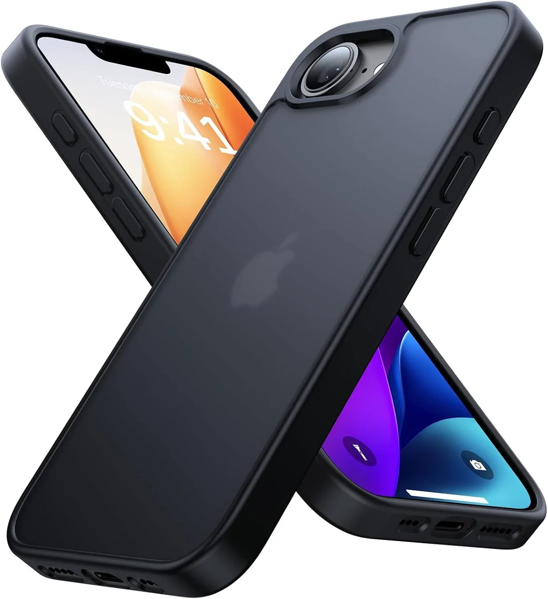 PISKEKAT PISKEKAT iPhone 16e Case Frosted Black 6.1 — product photo