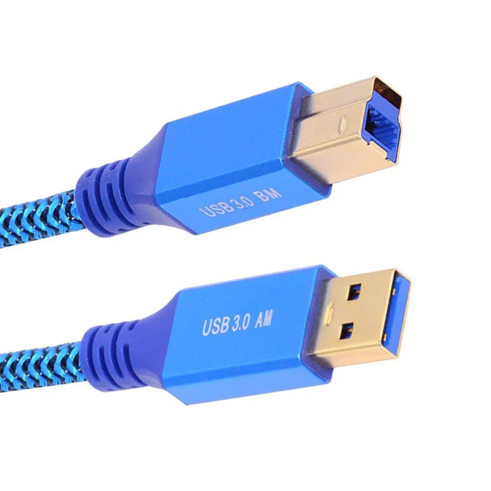 Fervit Fervit USB 3.0 Type-A Male to Type-B Male Cable Blue 60cm — product photo