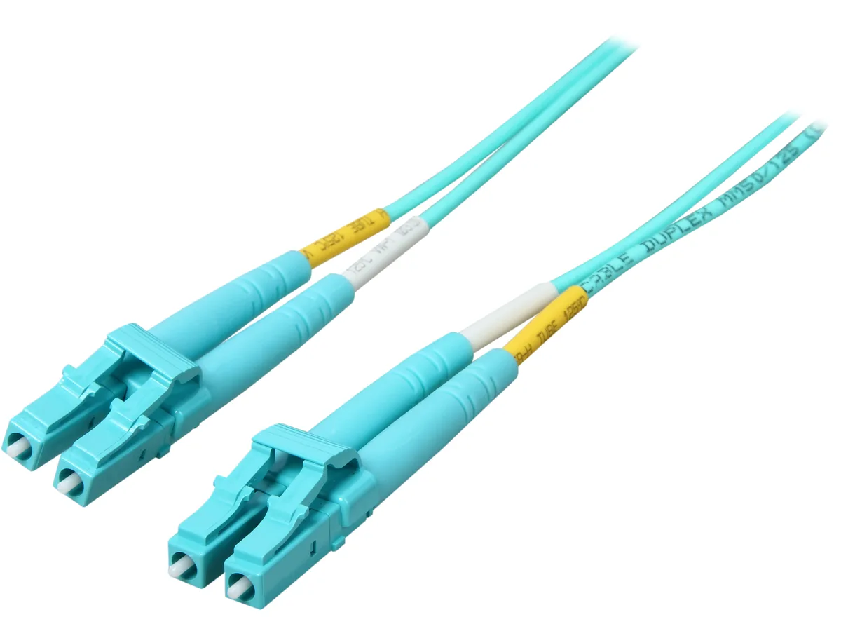 Tripp Lite Tripp Lite N820-01M-OM4 3 ft LC/LC OM4 duplex multimode fibre optic cable — product photo
