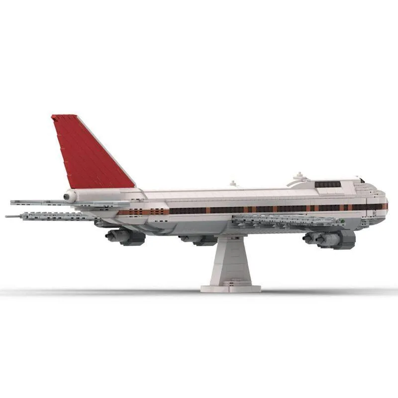 ZITIANYOUBUILD ZITIANYOUBUILD MOC-138984 747-200 Airplane Building Set 1546 Parts — product photo