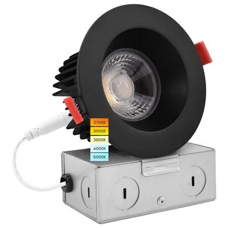 Luxrite Luxrite LR24956-1PK 4 Inch LED Recessed Downlight 5 CCT Selectable — product photo