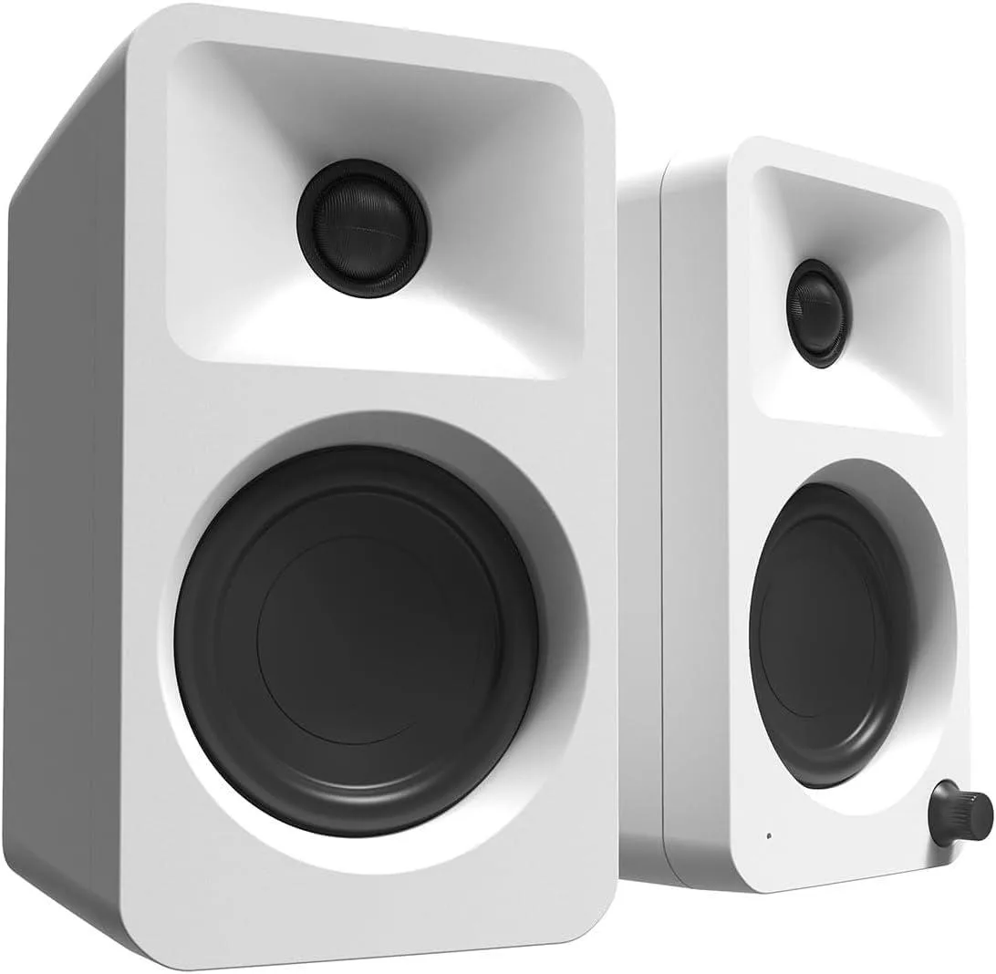 Kanto Kanto ORAMW Bluetooth 5.0 desktop speakers white — product photo