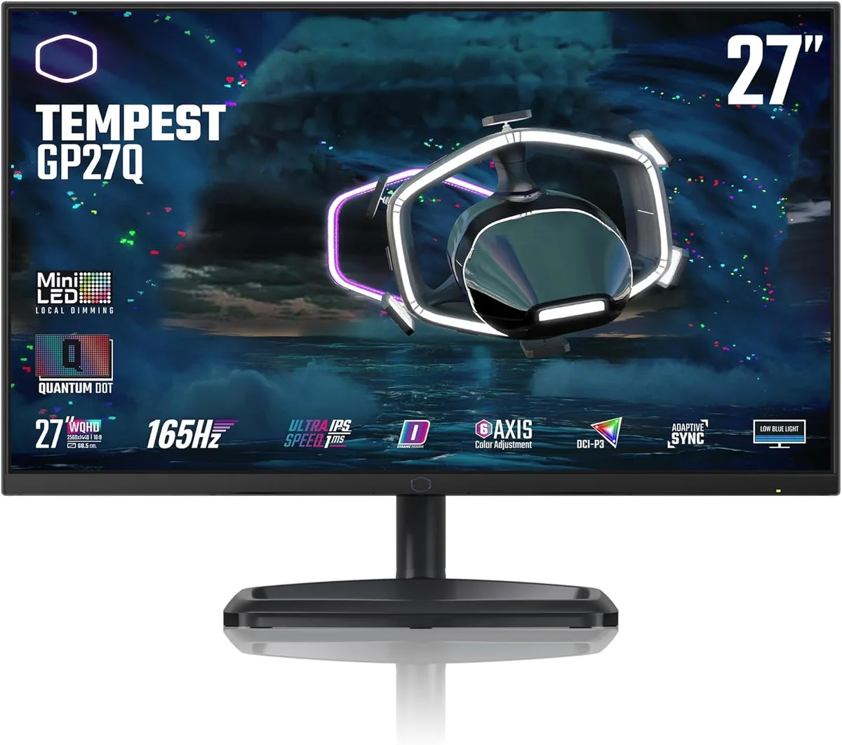 Cooler Master Cooler Master Tempest GP27-FQS 27" 2560x1440 165Hz gaming monitor — product photo