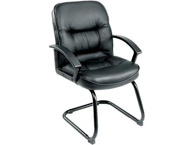 BOSS Office Products BOSS Office Products B7309 Mid Back LeatherPlus Guest Chair office furniture — product photo