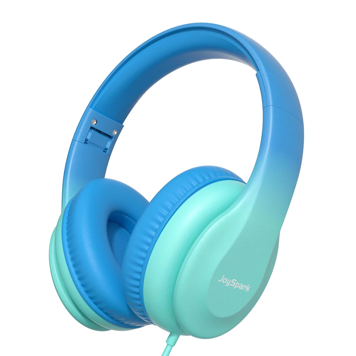 JoySpark W6 Gradient Blue Over-Ear Headphones 85dBA 3.5mm — product photo