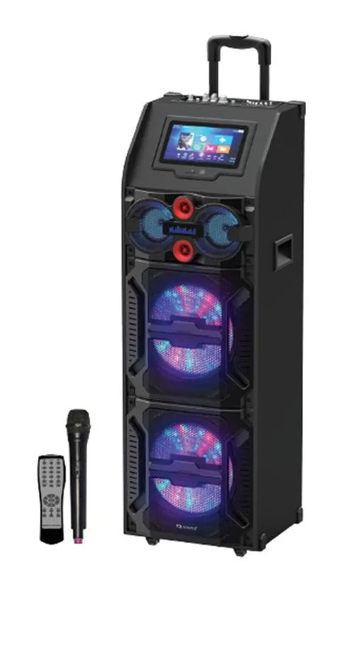 SUPERSONIC SUPERSONIC 2×12 Pro Speaker with 14.1″ Tablet IQ-4922DJWK — product photo