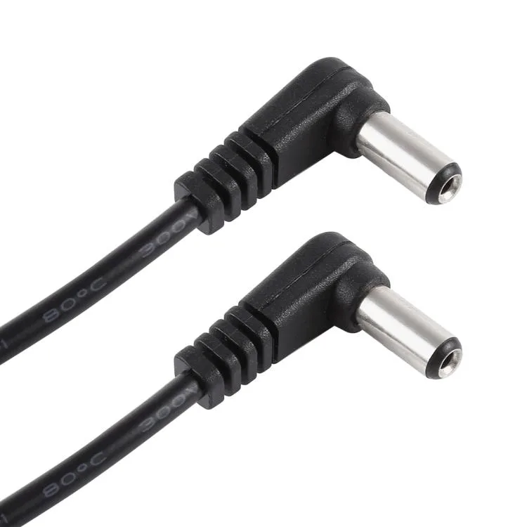 eForChina eForChina 30cm 5.5 x 2.1mm Male to Male Elbow DC Power Cable 12-24V — product photo