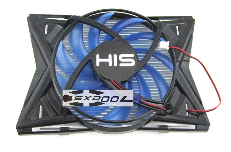 SXDOOL SXDOOL HIS HD4850/5550/5570/5750/6750/7770/H675F GPU Cooler 53mm/43mm Mounting 2000RPM — product photo
