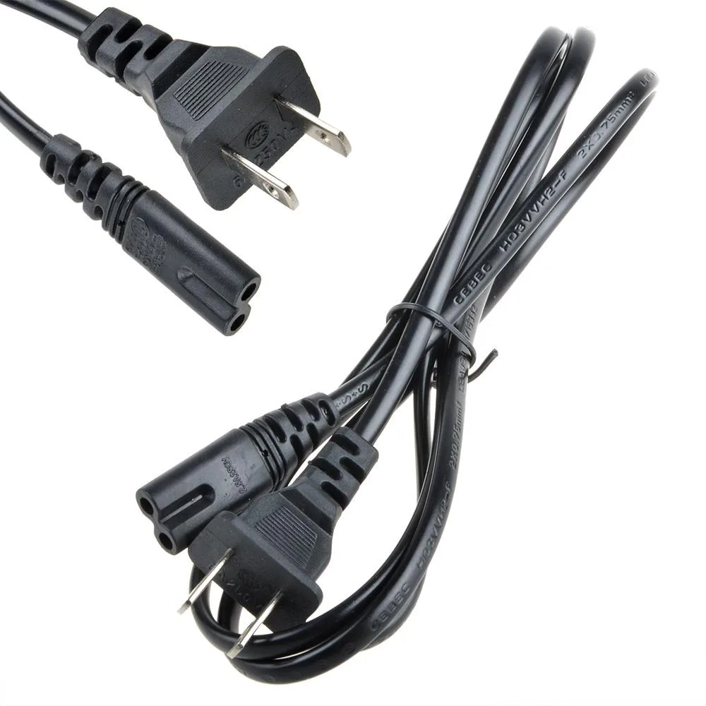 ABLEGRID ABLEGRID 2-prong AC Power Cord 1.5 m Black — product photo