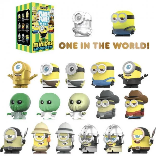 Super7 Super7 Minions 3 Fun! Fun! Mini Wv1 Blind Box Flat 9pcs FM-MINI-12771 action figure — product photo