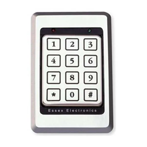 Stainless steel keypad, 12 keys, unfinished finish
