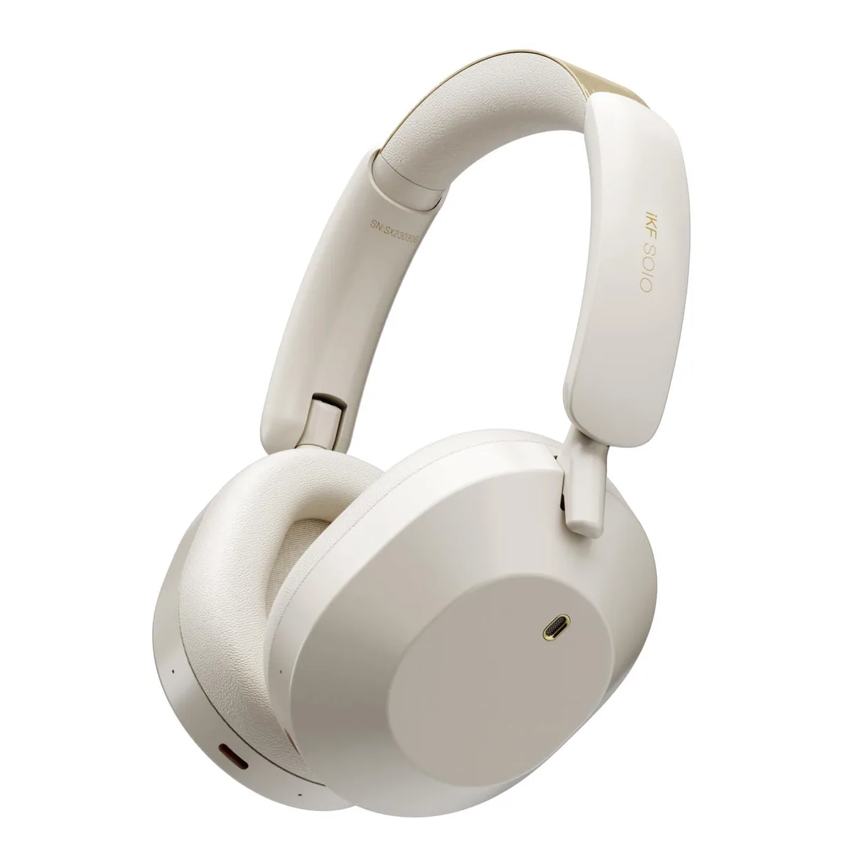 Bipra Bipra iKF Solo 2 in 1 Accessories 52dB ANC 130H Offwhite — product photo