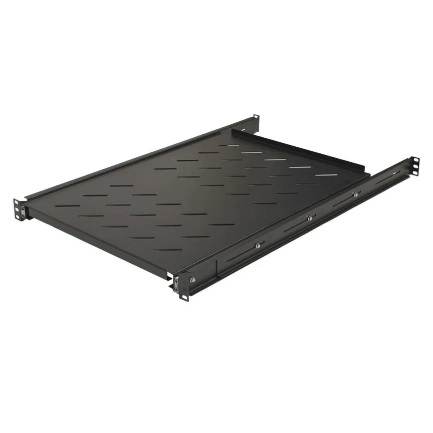NavePoint NavePoint 1U Sliding Vented Server Shelf 19" 4-Post 29.5" (750mm) Deep — product photo