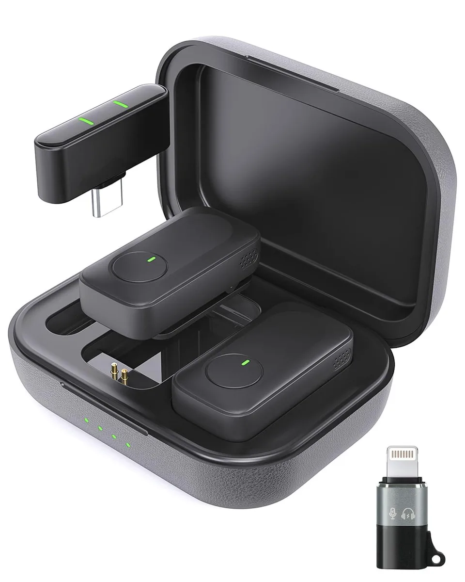  Jubolion JM1 Wireless Lavalier Microphone Black — product photo