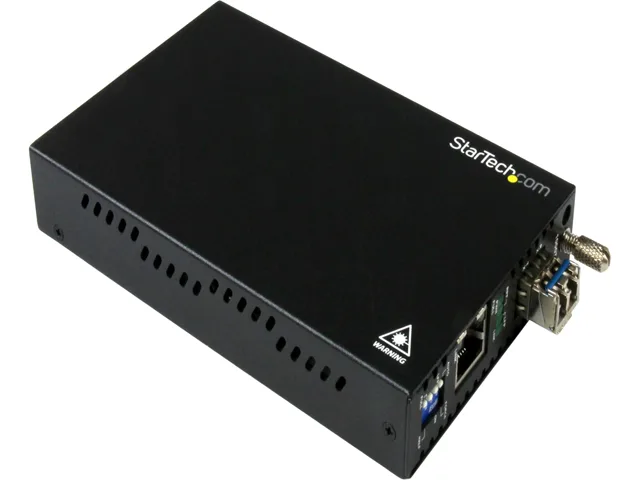 STARTECH STARTECH ET91000SM20 Gigabit Copper-to-Fiber Media Converter SM LC 20 km — product photo