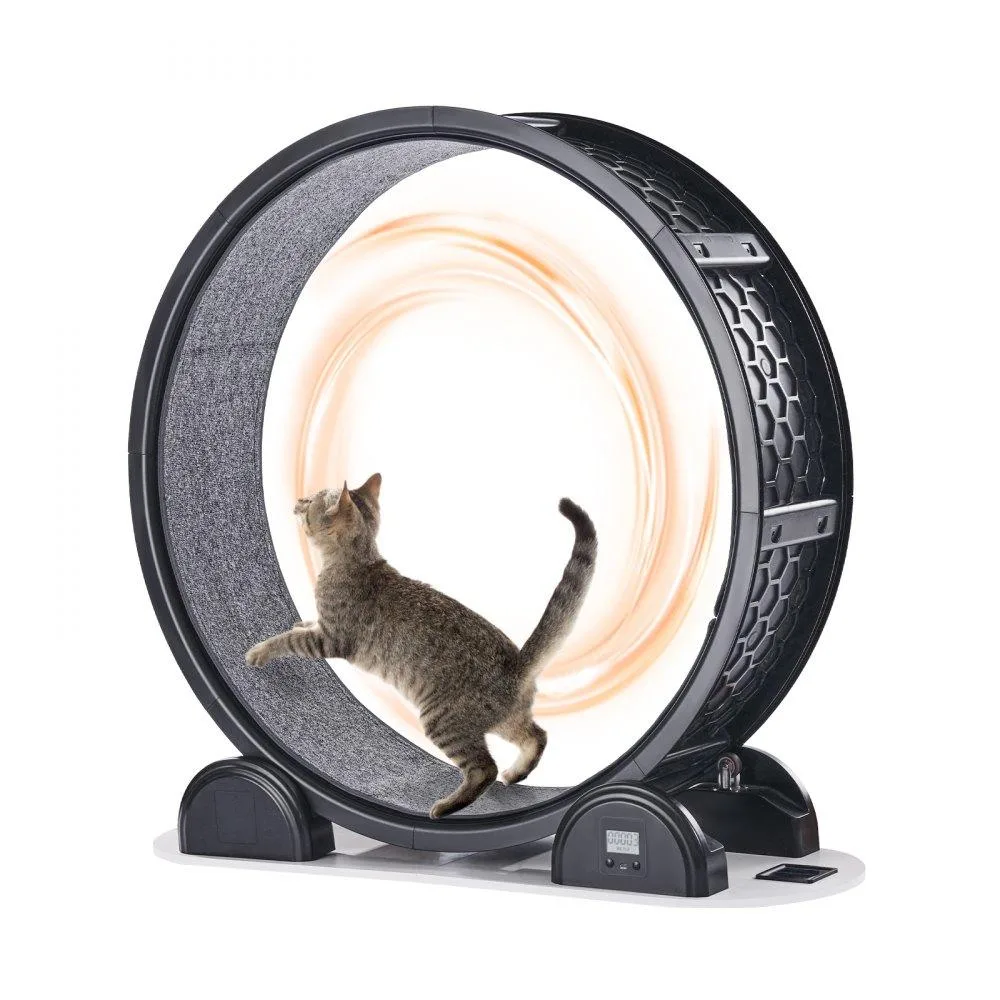VEVOR VEVOR Cat Exercise Wheel RK38 40.8 in 30 lbs Black — product photo