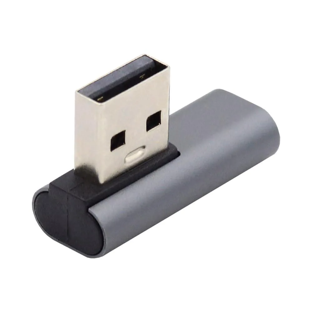 Fervit Fervit USB-C Female 90° Right-Angle to USB 3.0 A Male Adapter 10Gbps — product photo