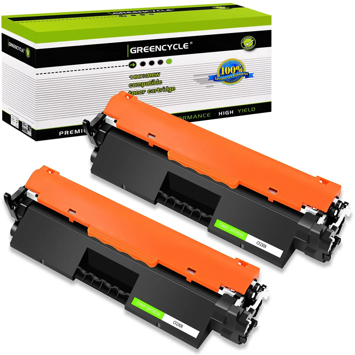 GREENCYCLE GREENCYCLE CF230X Black Toner Cartridge 2-Pack 3500 Pages — product photo