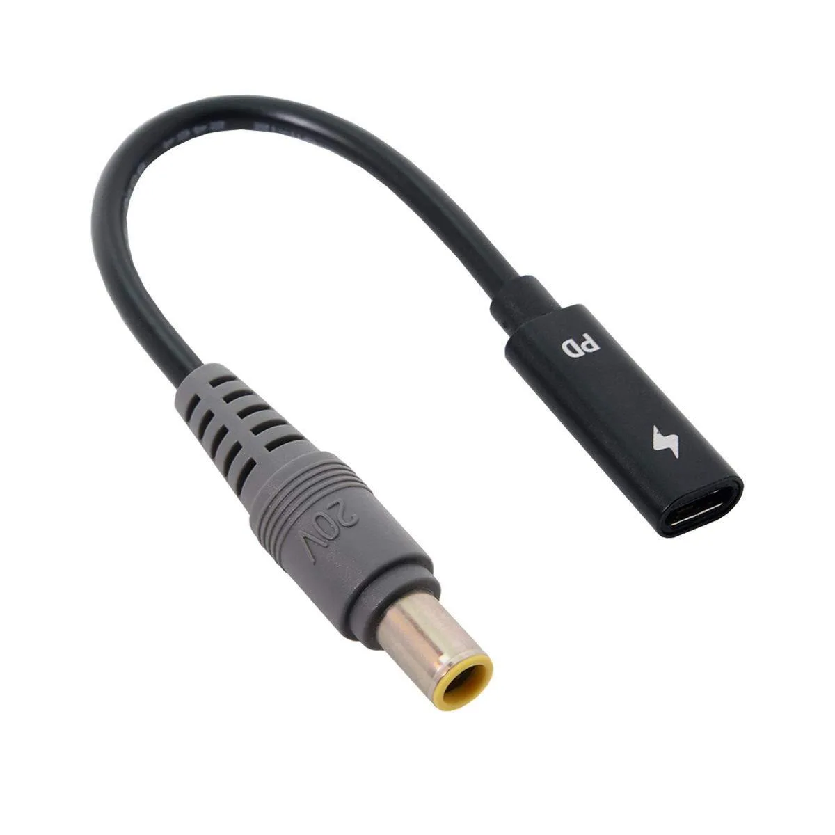 LORDWORLD LORDWORLD USB 3.1 Type-C Female to DC 7.9x5.4mm 18-20V PD Cable — product photo