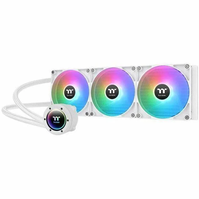 Thermaltake Thermaltake CL-W378-PL14SW-A TH420 V2 ARGB Snow liquid cooler — product photo