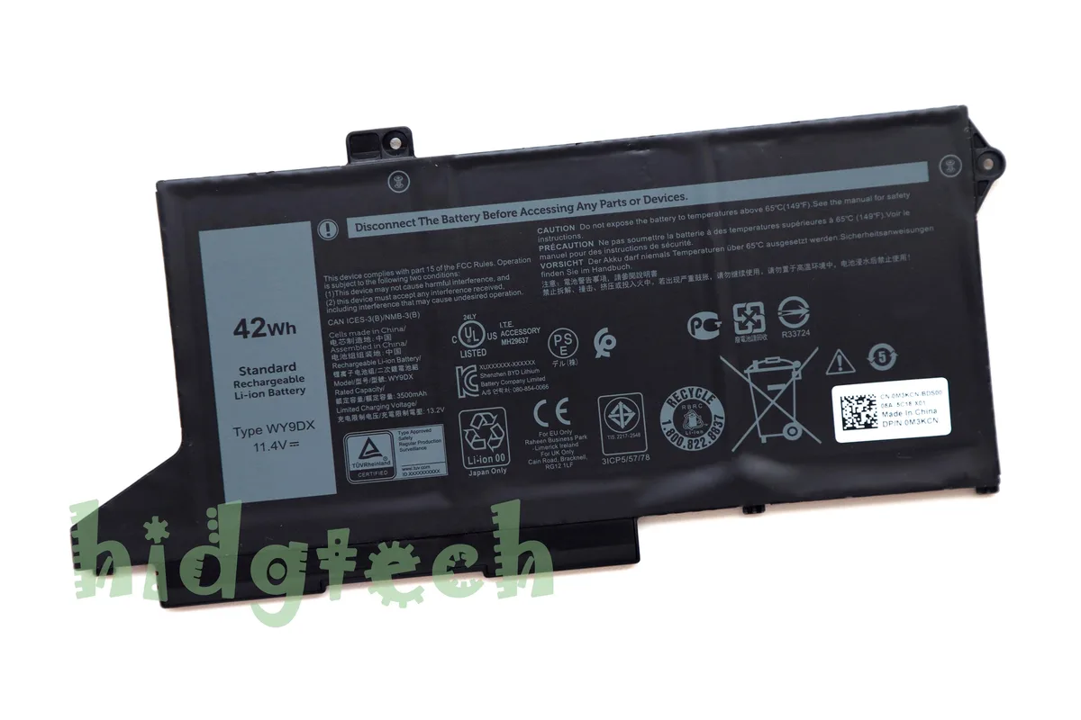 Beisite Beisite WY9DX 42Wh 11.4V laptop battery for Dell Latitude 5420 5520 — product photo