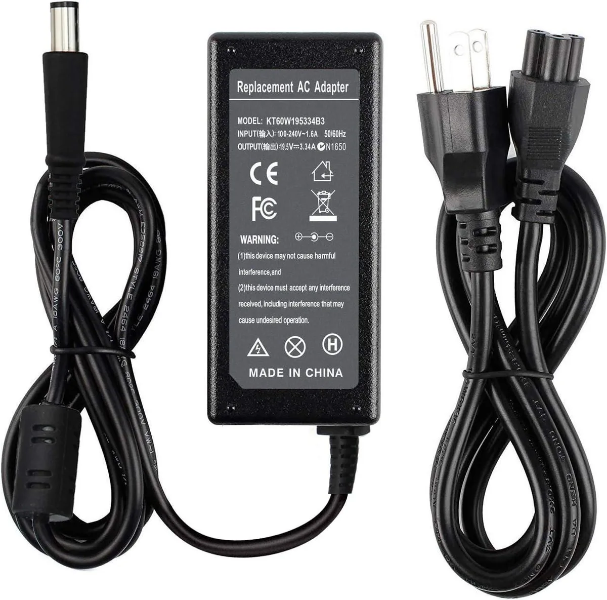 myVolts myVolts LA65NS2-01 65W 90W AC Adapter 7.4*5.0mm 3-Prong — product photo