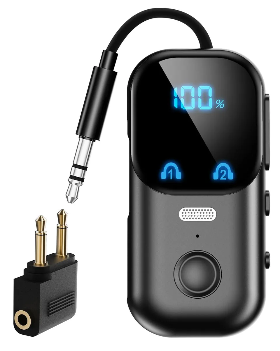  daskmenbo U6 Bluetooth 5.4 Transmitter Receiver 3.5mm AUX — product photo
